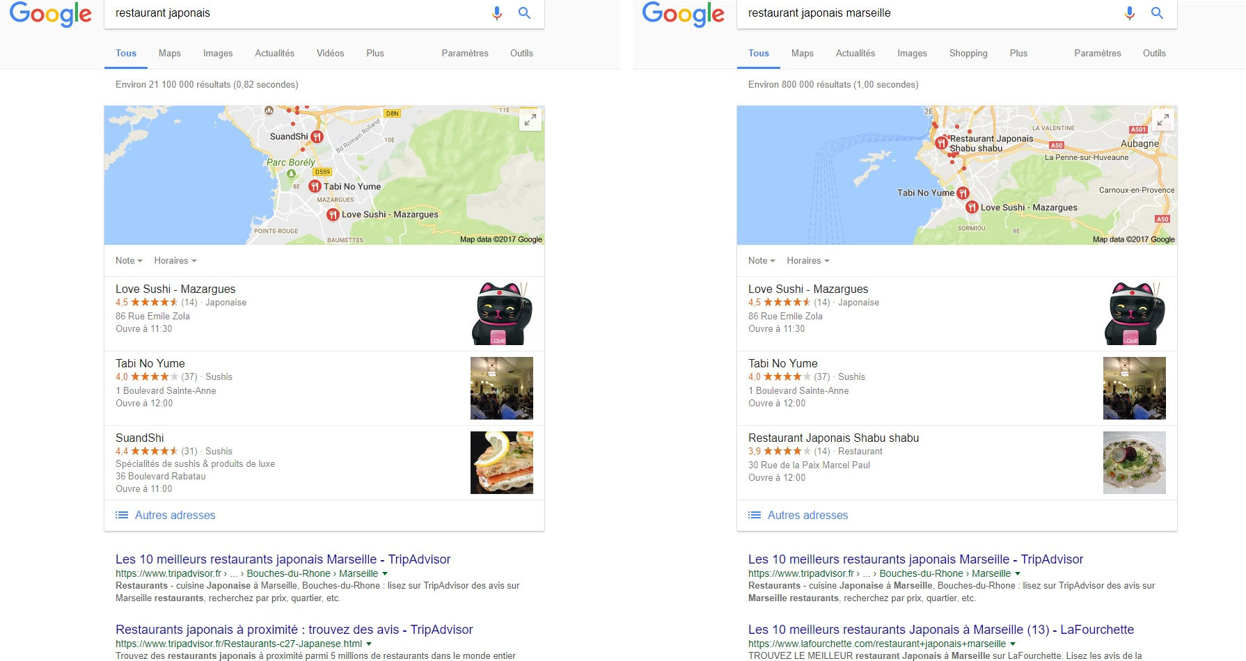 Google My Business et position géolocalisée pour le référencement Google