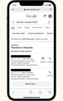 apparaitre sur google en tant qu'artisan avec les annonces local services - agence ads 3SC marseille