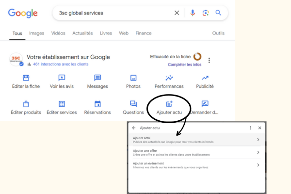 tuto Google Posts référencement local 