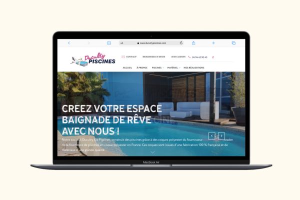 refonte site internet piscines - agence web 3SC